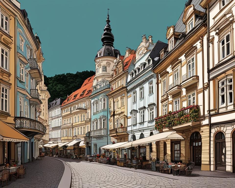 Karlovy Vary's architectuur