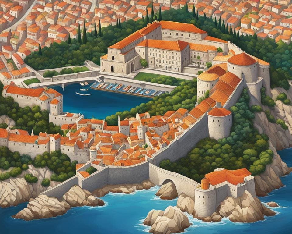 oude stadsmuren Dubrovnik