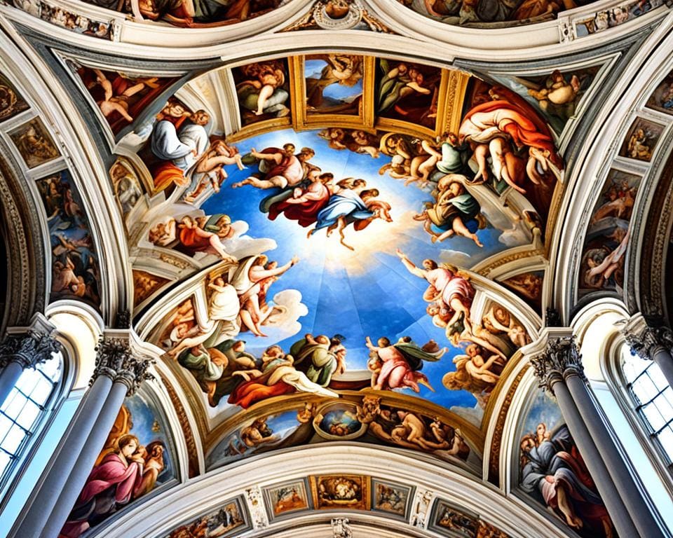 Sixtijnse Kapel fresco's door Michelangelo
