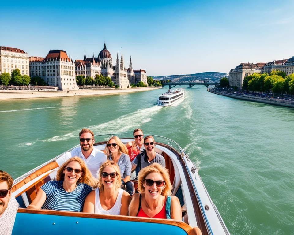 Rivier cruise Donau Boedapest