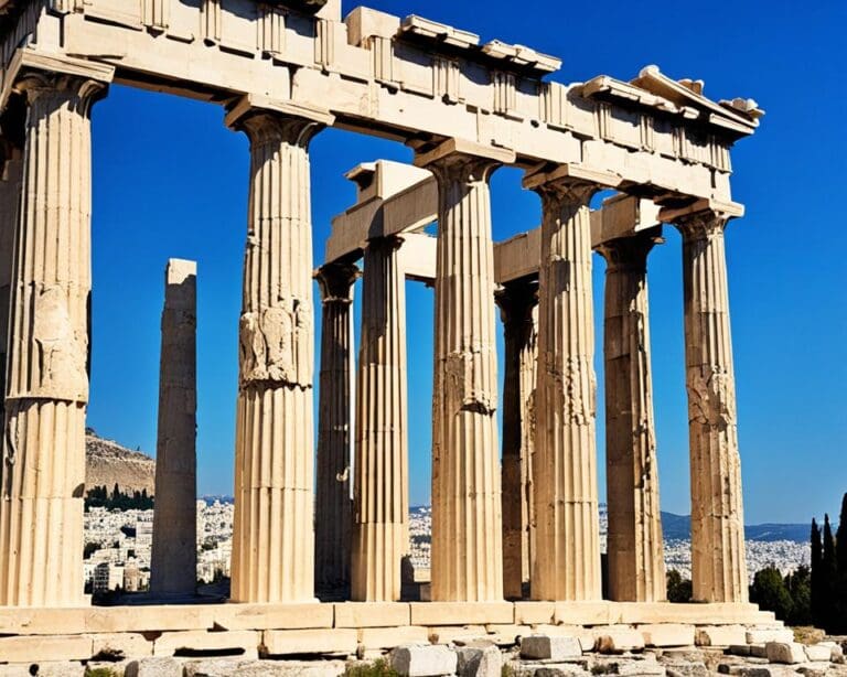Ruïnes van Athene bewonderen, Griekenland