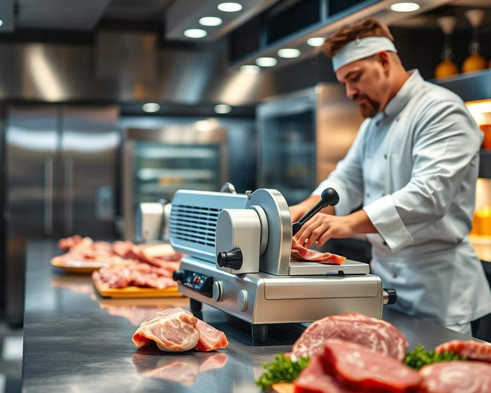 Elektrische vleessnijmachines voor professioneel snijden