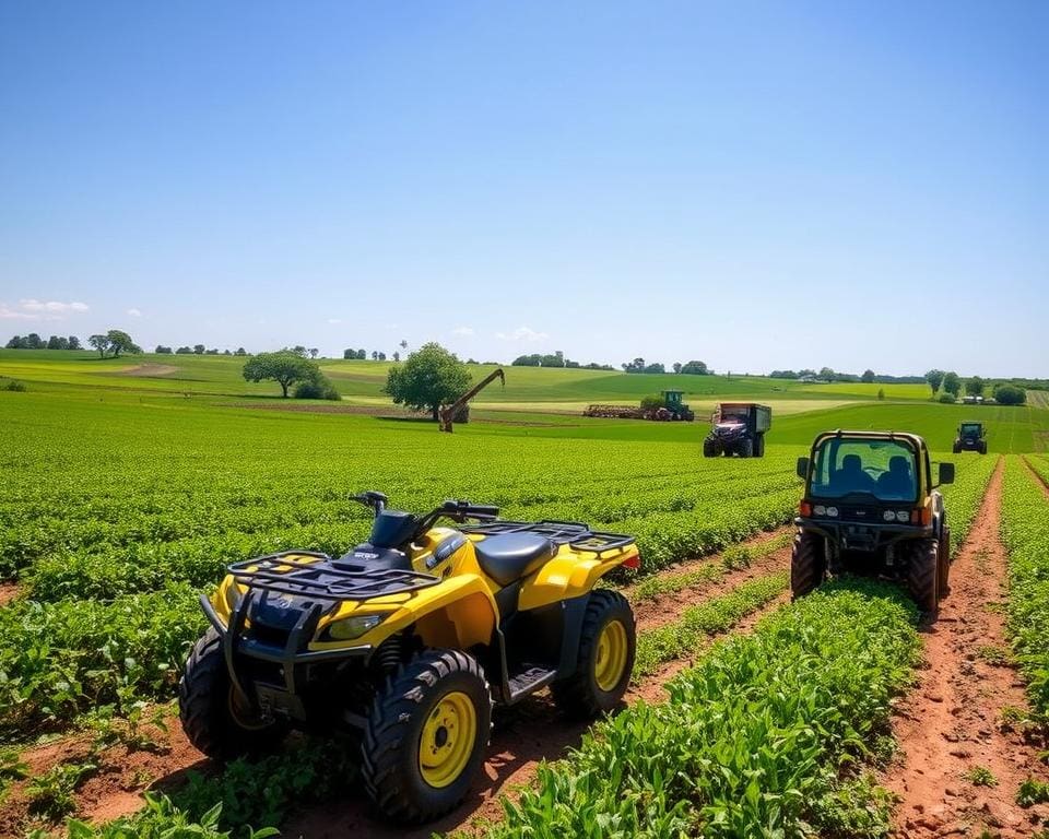 Quads in de landbouw: Efficiëntie en duurzaamheid gecombineerd