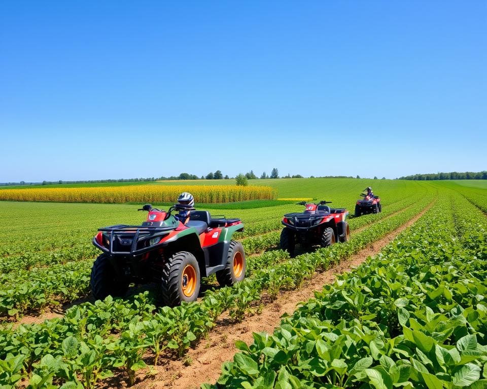 Quads in de landbouw