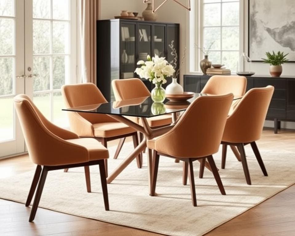 Eetkamerstoelen die comfort en design combineren