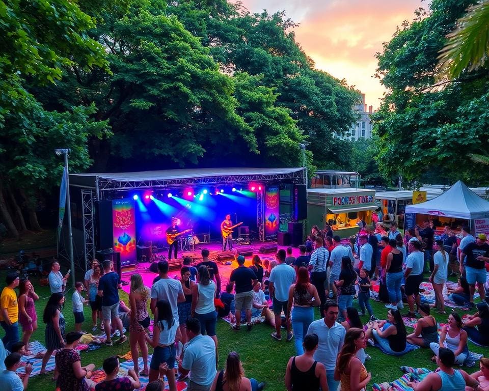 Optredens Muziek Zomerparkfeest