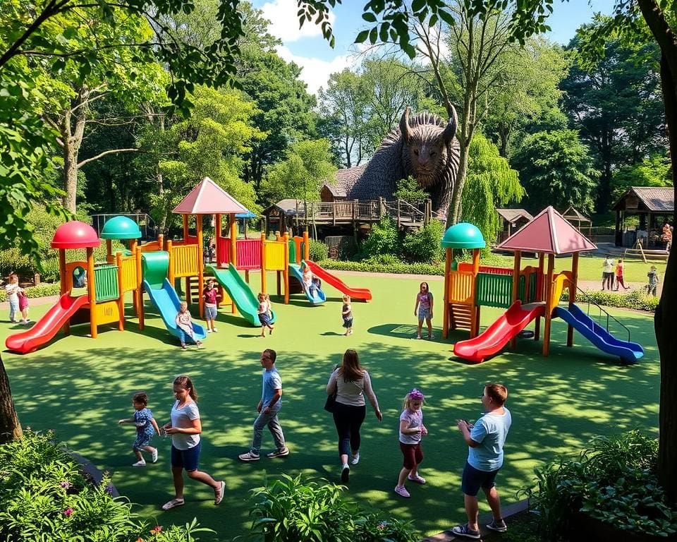 Speelplaatsen in Zoo Planckendael