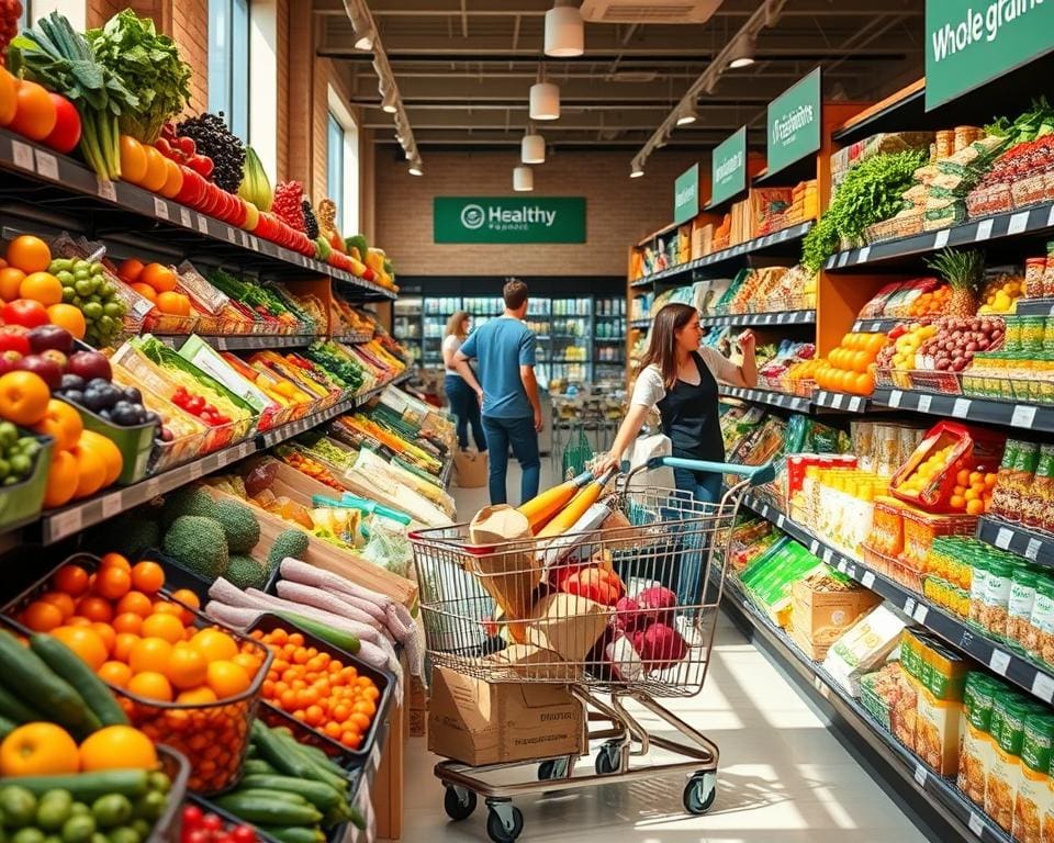 gezonde keuzes maken bij het boodschappen doen