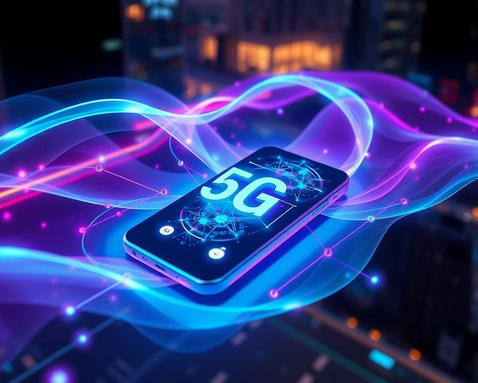 5G technologie en snelheid en connectiviteit