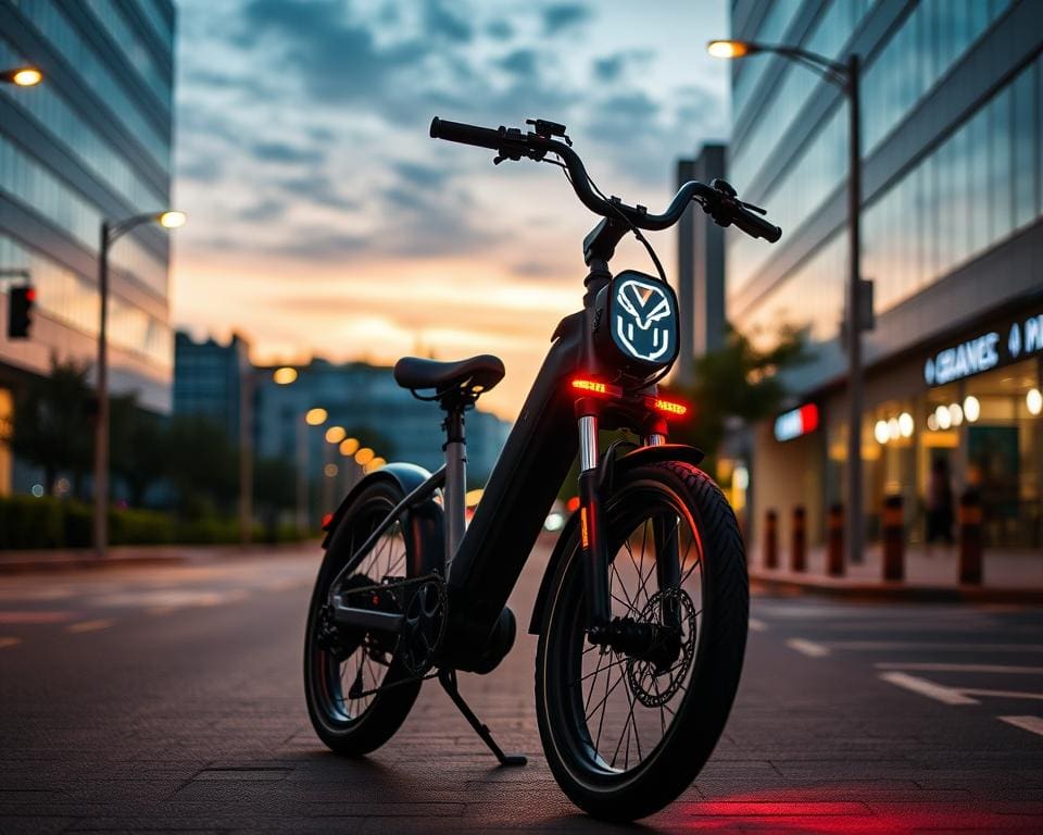 elektrische fietsen met verlichting