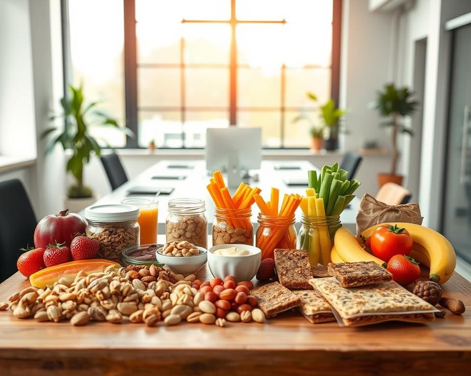 Gezonde snackopties voor de werkvloer