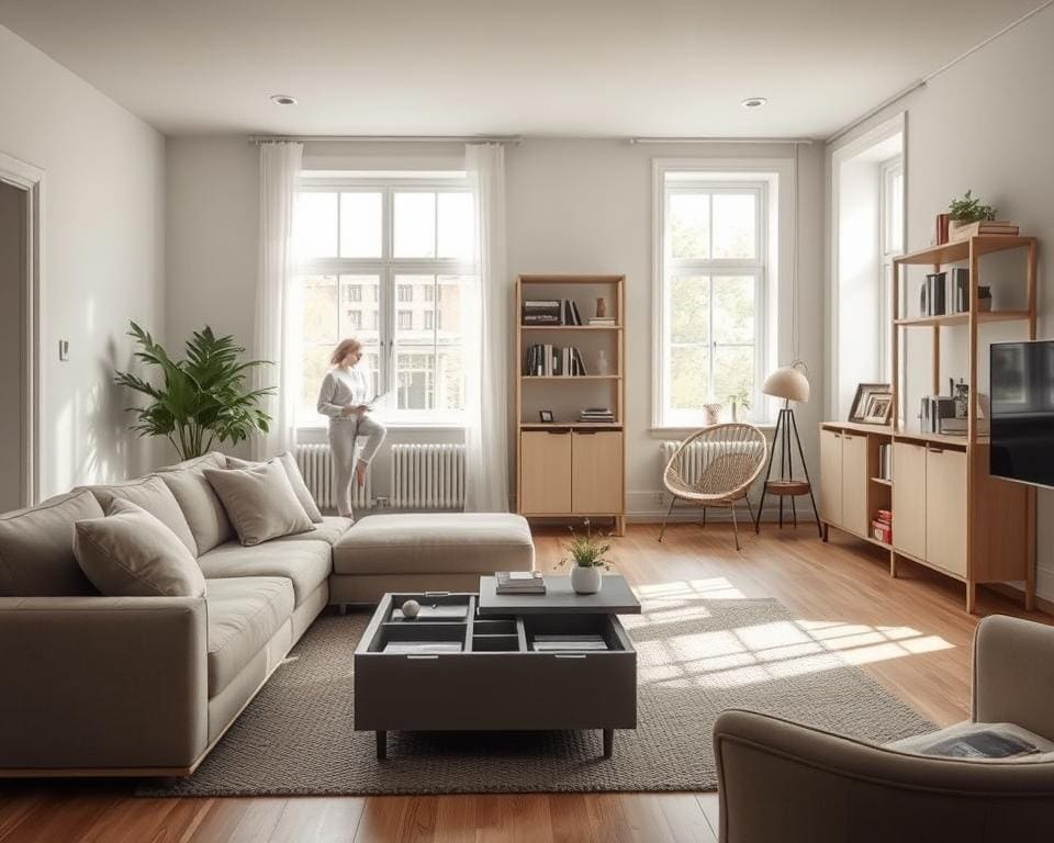Hoe geef je een eenkamerwoning meer structuur?