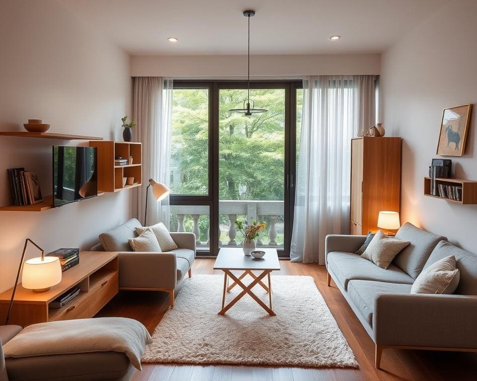 Hoe geef je een eenkamerwoning meer structuur?