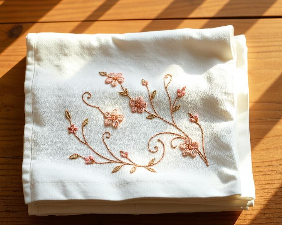 Kun je elk ontwerp laten borduren op een handdoek?