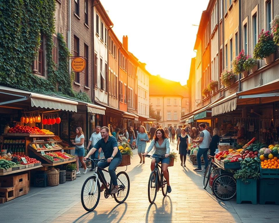 Waarom is fietsen naar de markt zo fijn?