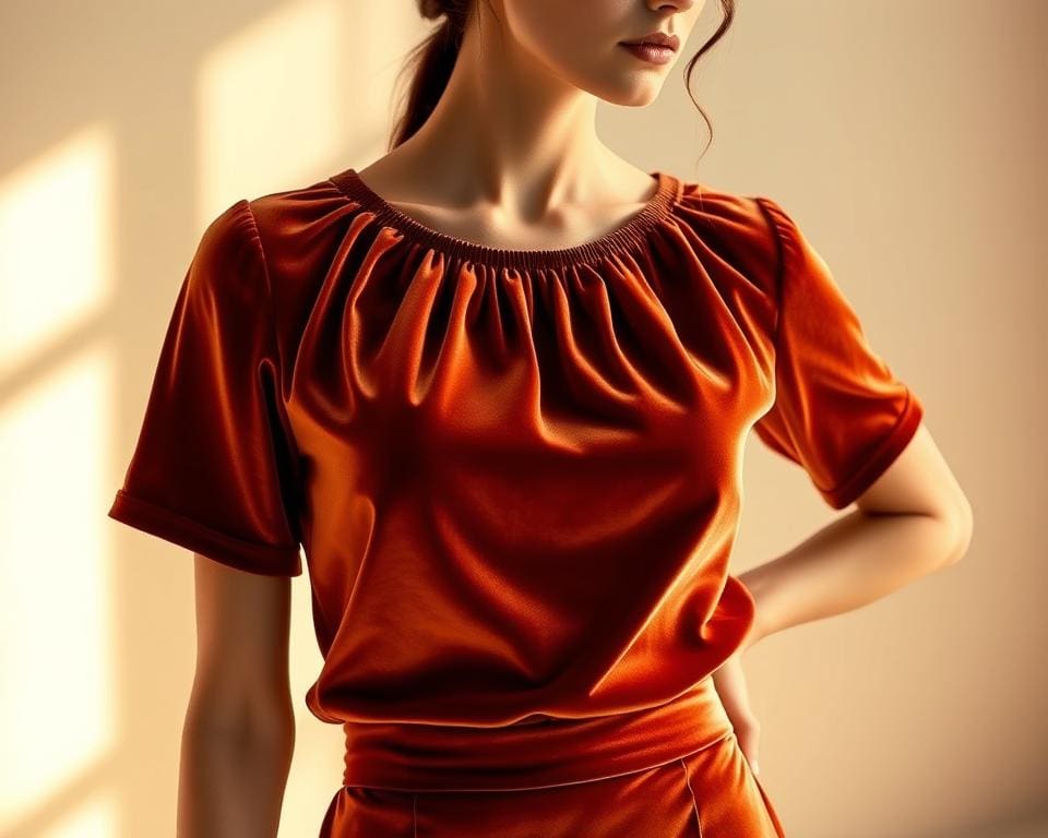 Wat maakt een fluwelen top zo chic?