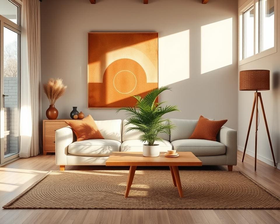 Wat zijn trendy combinaties van aardetinten in huis?