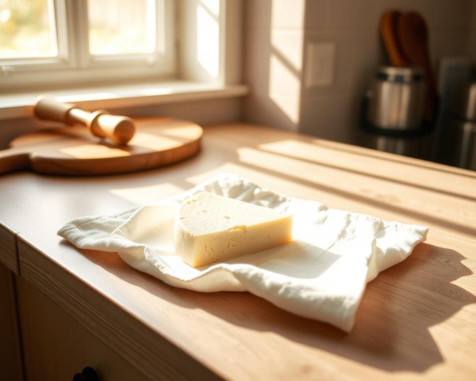 kaasdoek gebruiken