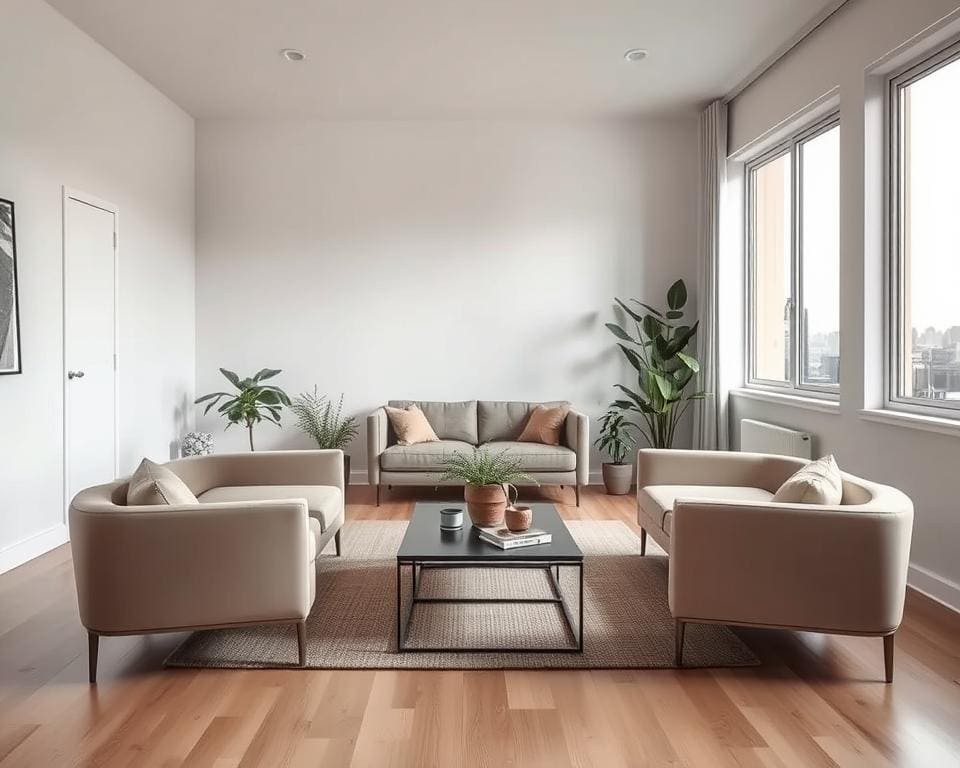meubelstukken voor bankloze woonkamer