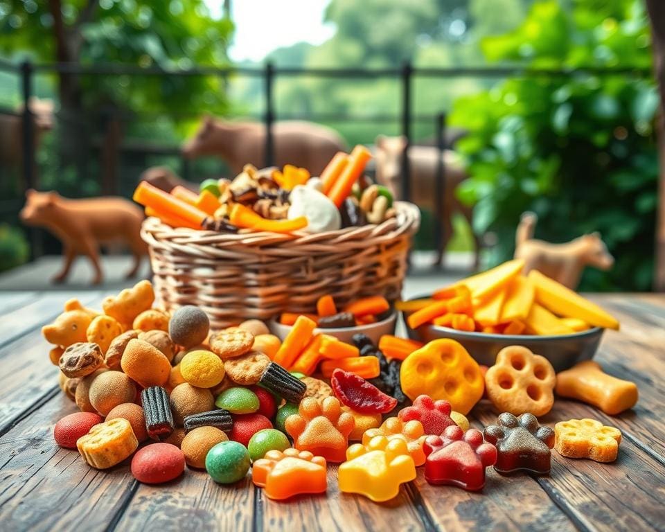 snacks voor dierentuin