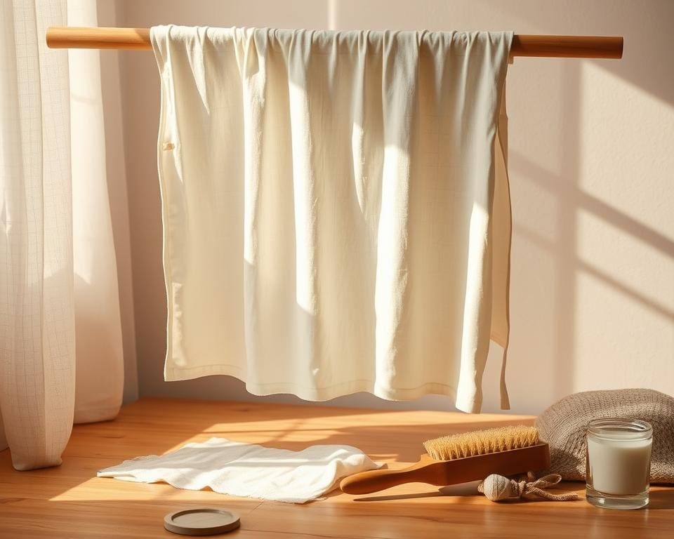 Hoe onderhoud je ongebleekte katoen goed?