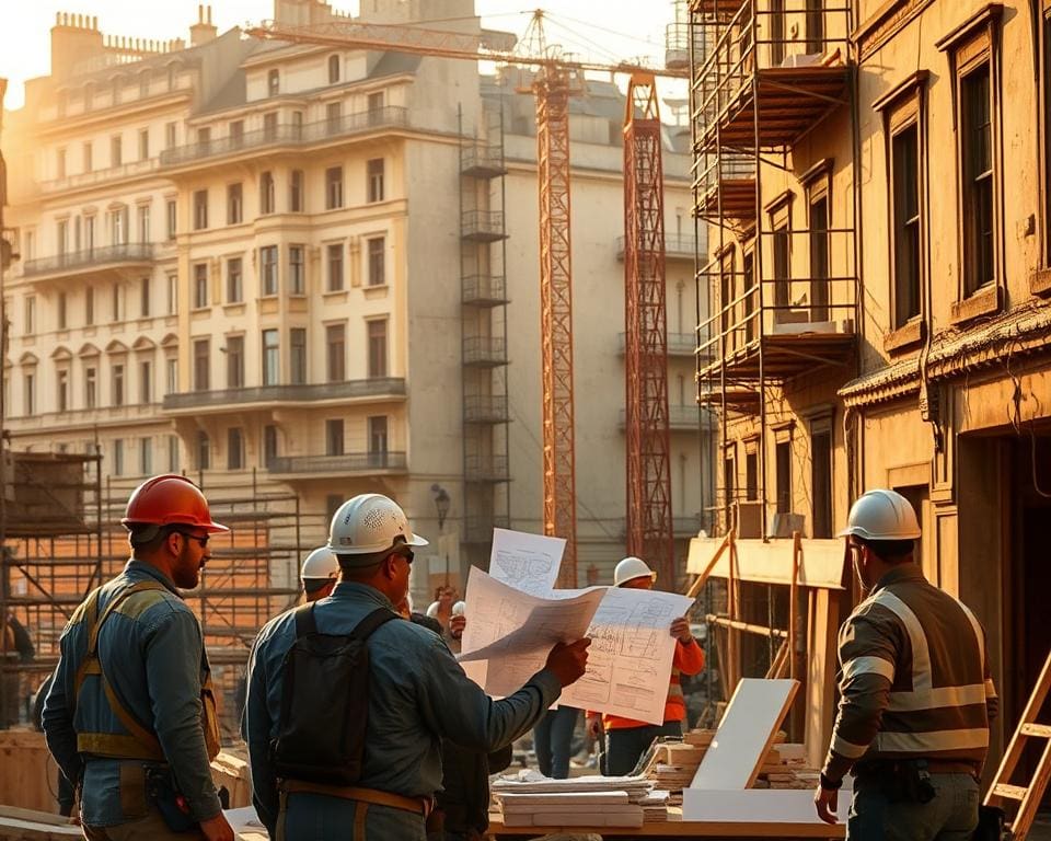 Hoe werk je met aannemers in beschermde stadsdelen?