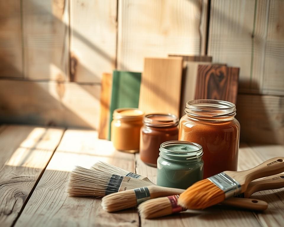 Natuurlijke verf voor hout