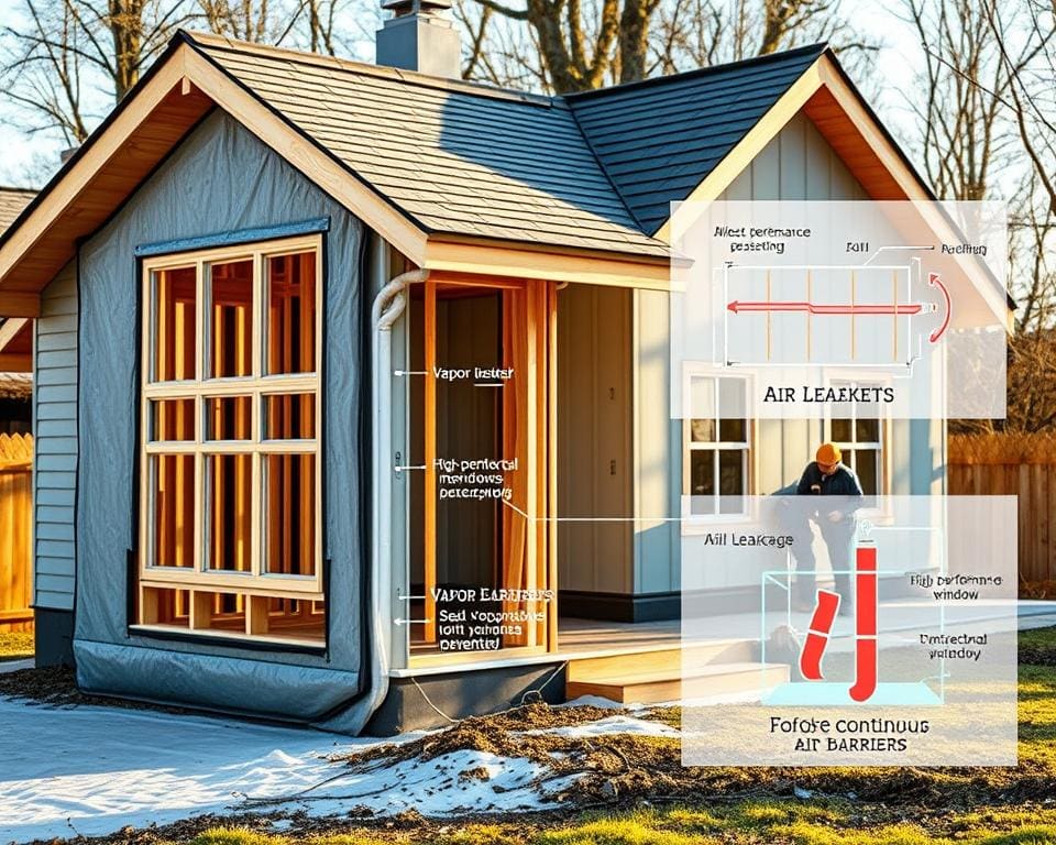 Wat zijn cruciale details bij luchtdicht bouwen?