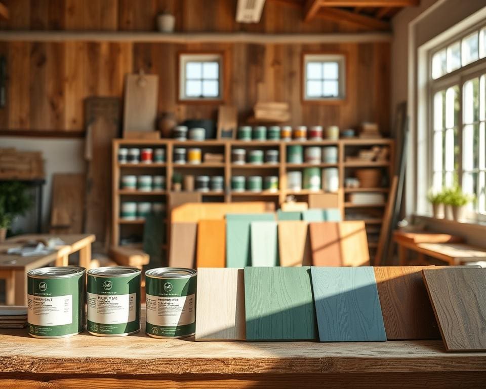 Wat zijn milieuvriendelijke verfsoorten voor hout?