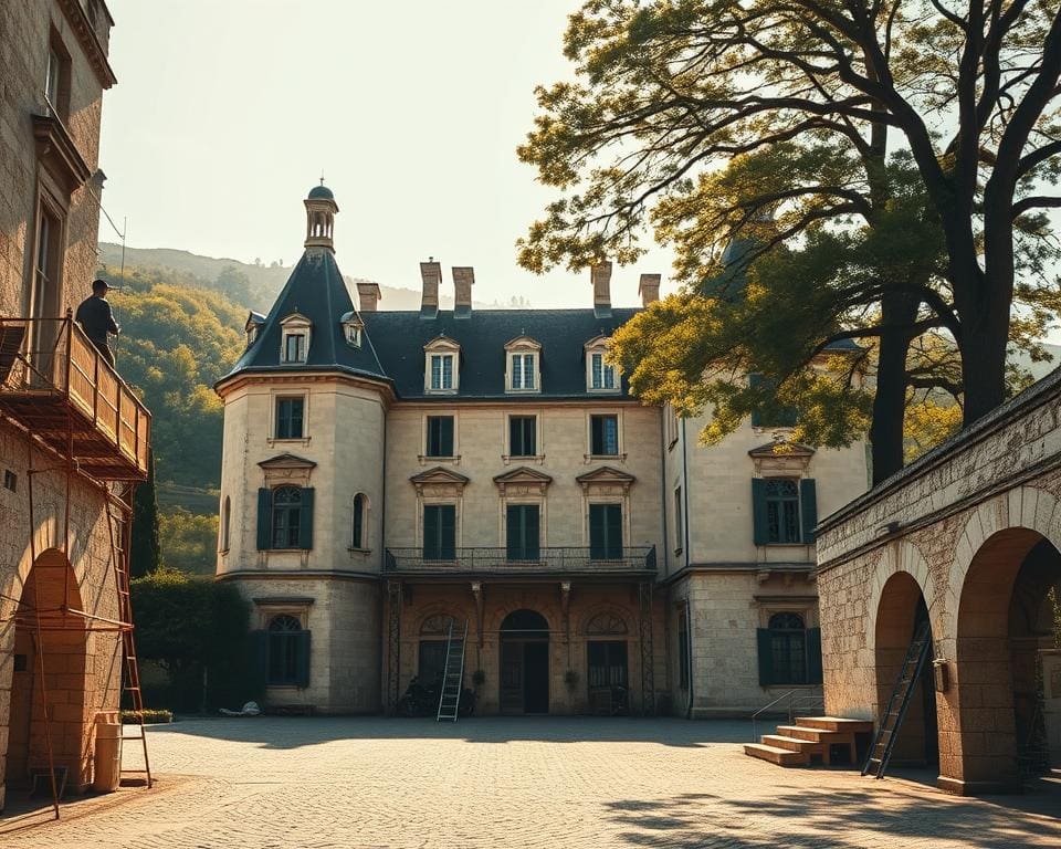 Wat zijn valkuilen bij restauratie van Franse kastelen?