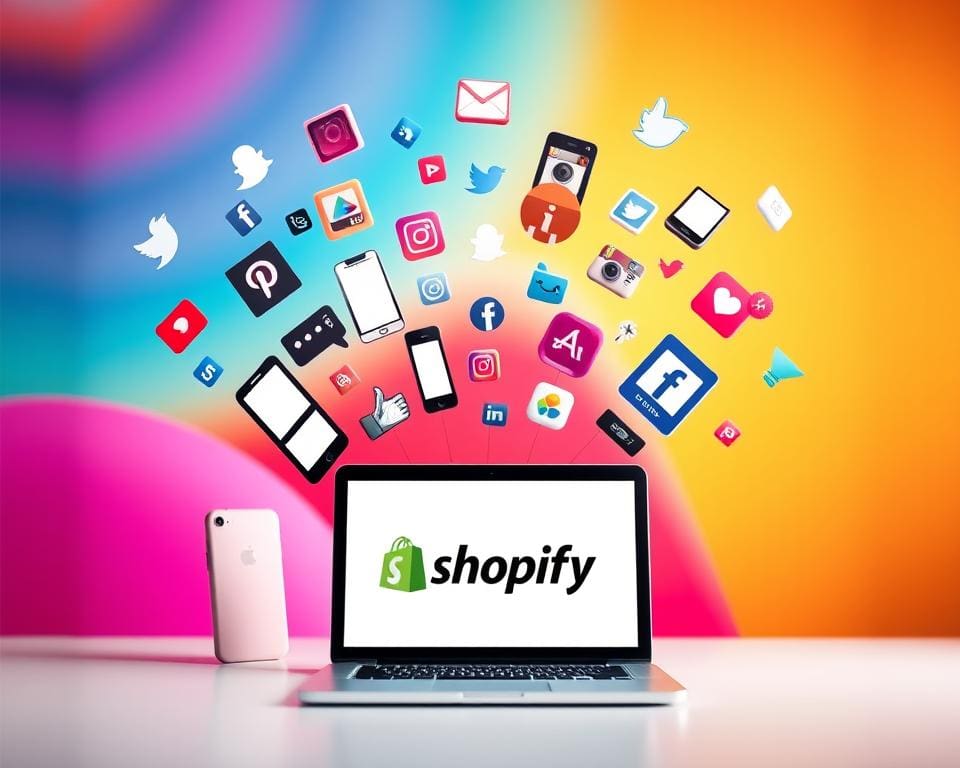 Werkt Shopify goed samen met social media?