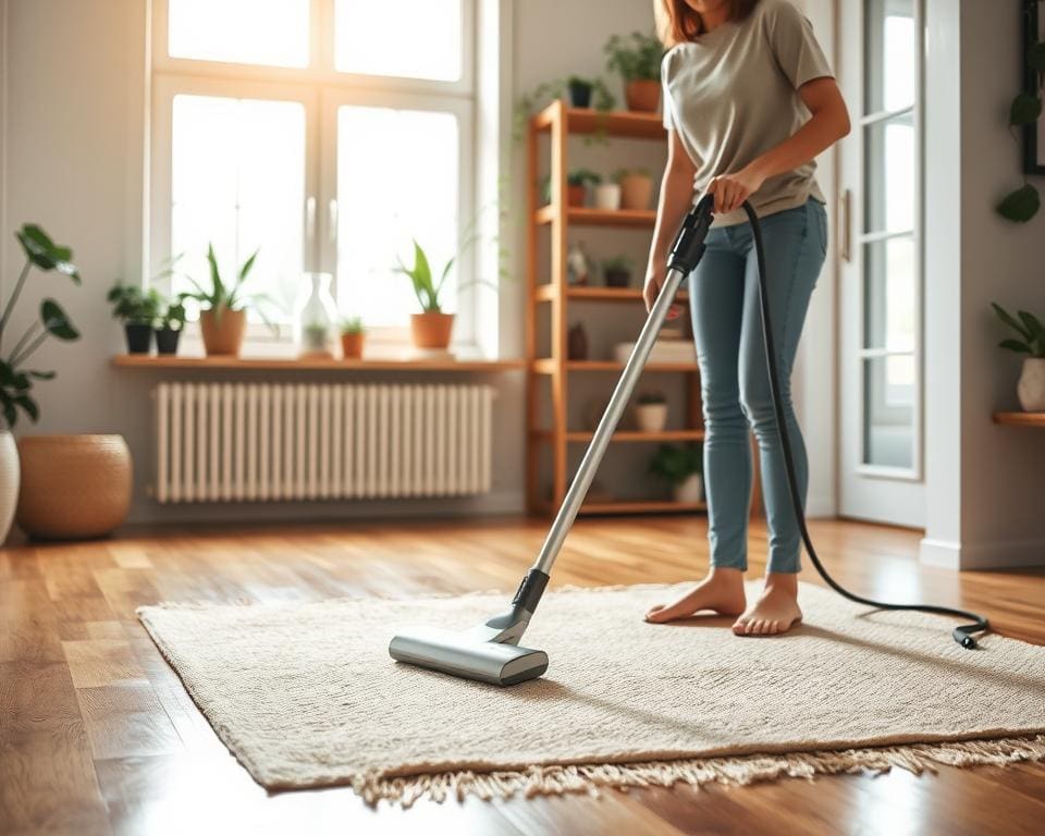 duurzame vloerbedekking onderhouden