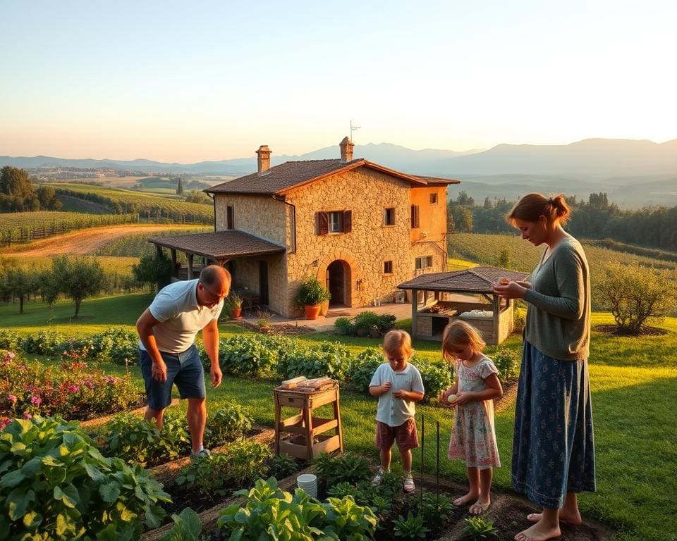 gezinsactiviteiten in agriturismo