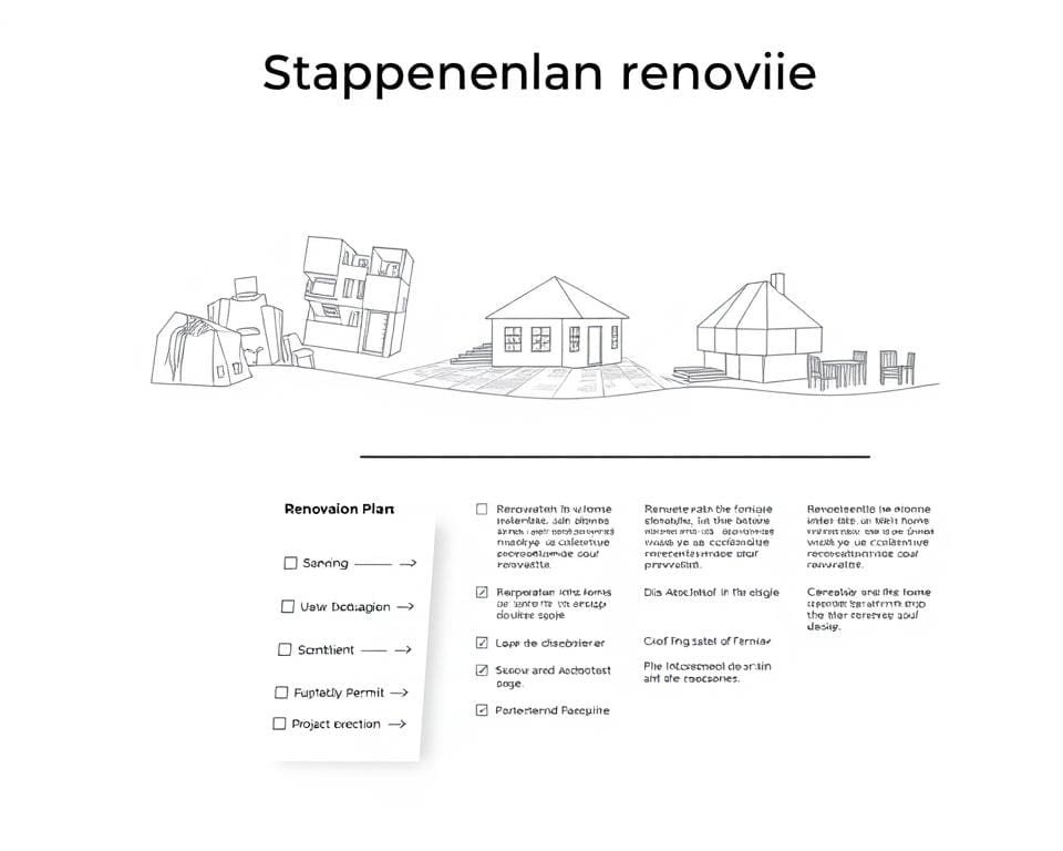 stappenplan renovatie