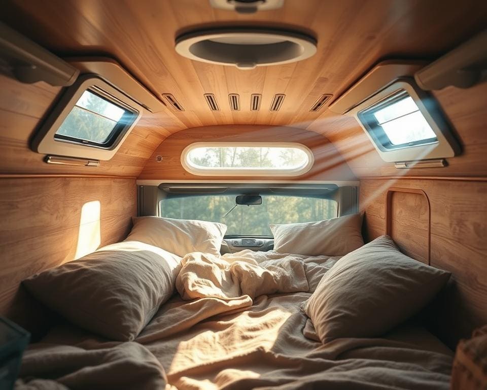 ventilatie in de camper