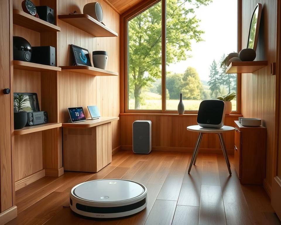 Wat zijn slimme gadgets voor tiny houses?