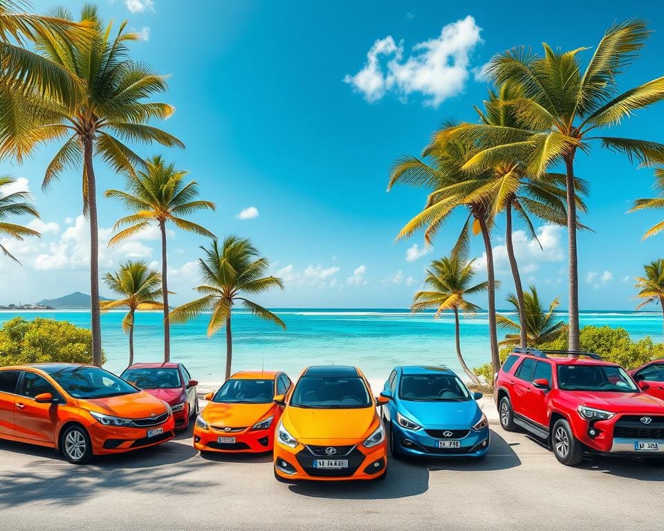 Welke autotypen verhuurt Caribe op Bonaire?