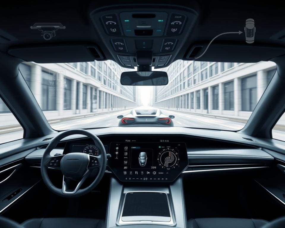 sensorische ingebouwde auto technologie