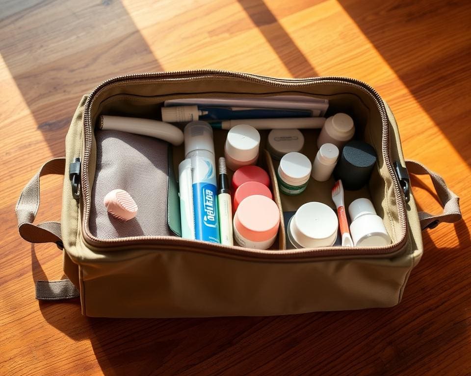 toilettas voor reizen