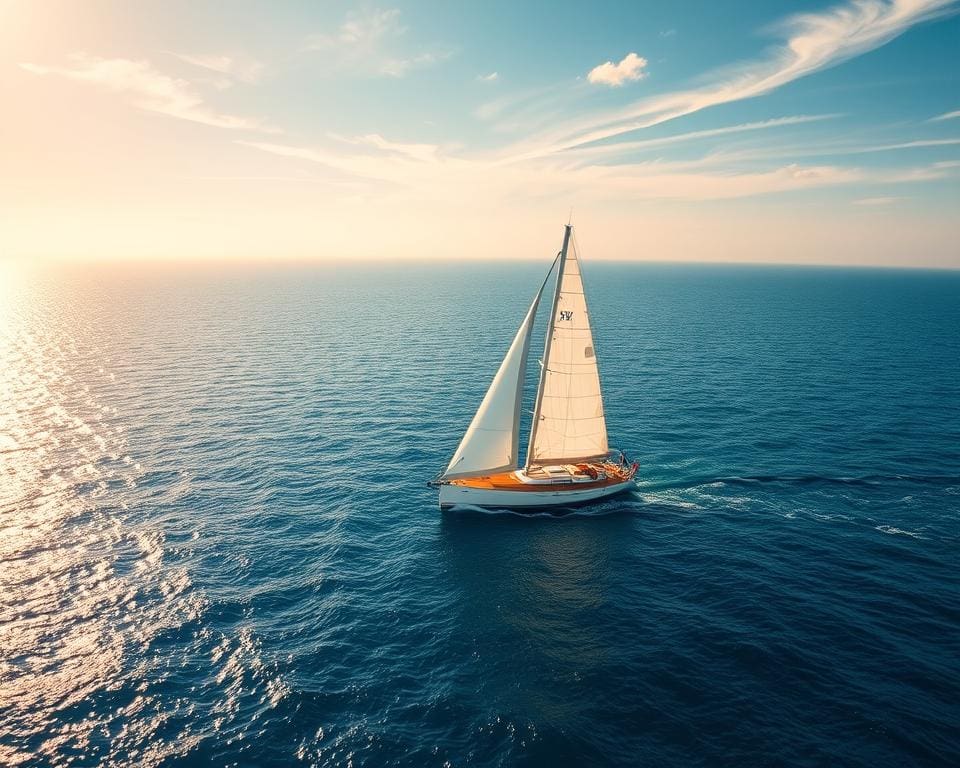 De vrijheid van een zeiltocht op open zee