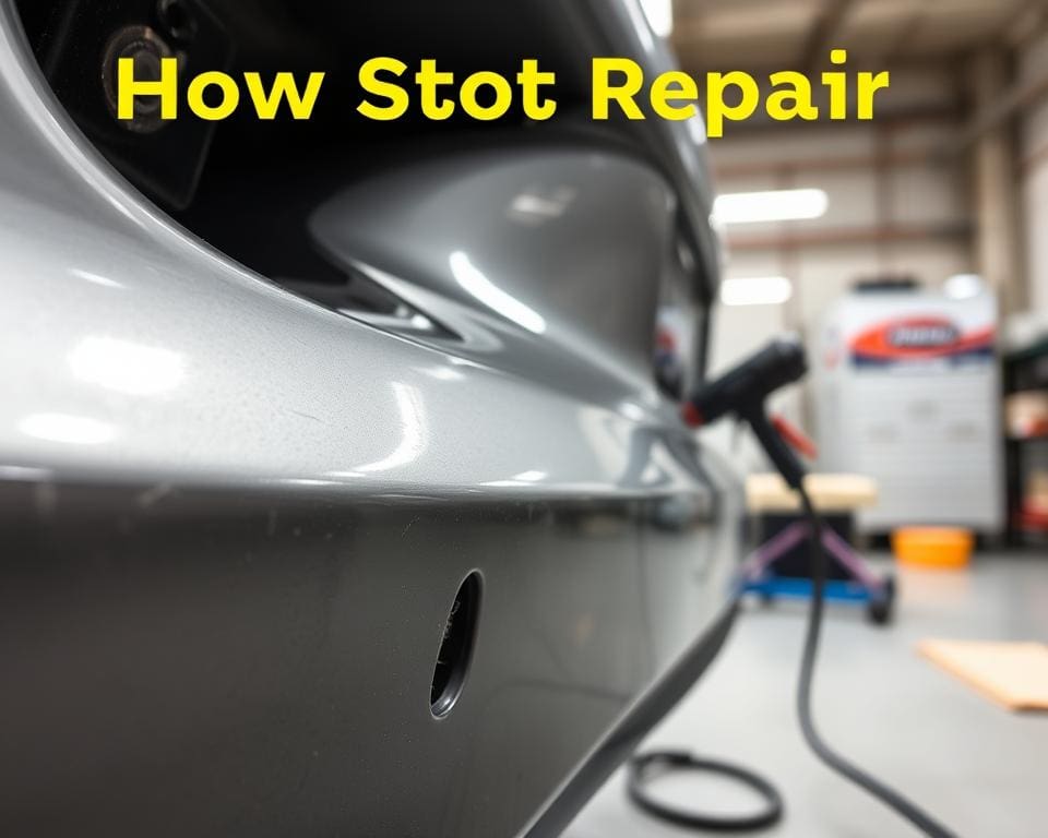 How does spot repair bumper work for a quick fix?