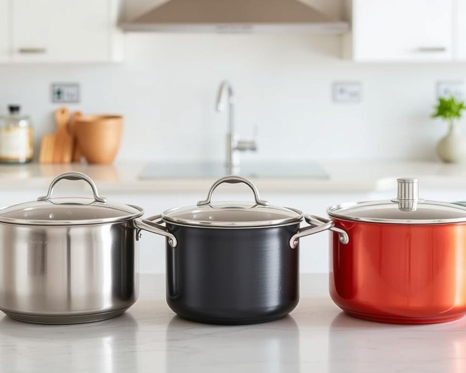 Tramontina pannen vergelijking met Tefal en GreenPan