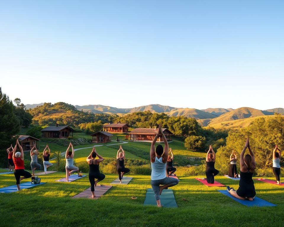 Verschillende stijlen yoga retreats
