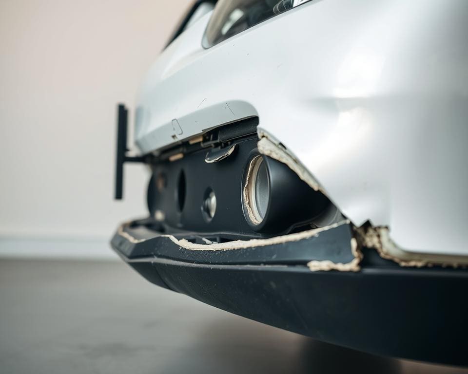 Wat doe je bij lakschade bumper na een botsing?