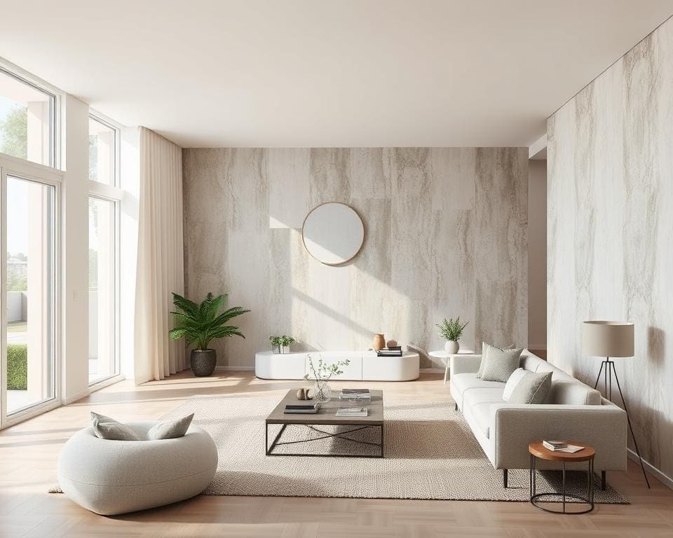 Welke behangsoorten passen goed in een moderne woning?