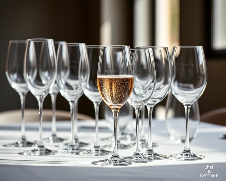 Zijn de glazen van Chef & Sommelier geschikt voor bubbels?