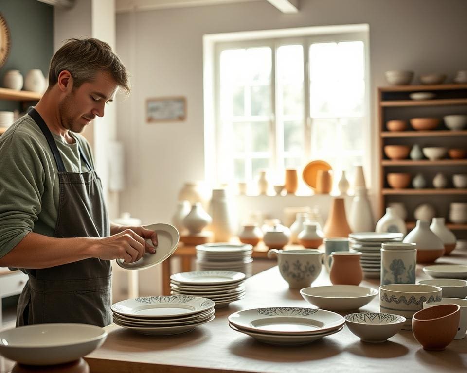 duurzame productie van Bunzlau Castle servies