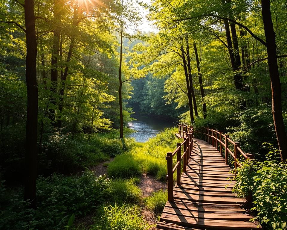 schoonheid van de natuur tijdens pelgrimstocht