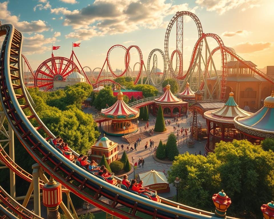 Een dag vol avontuur in een pretpark beleven