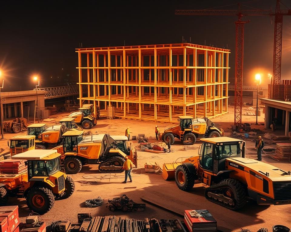 Efficiënt werken op de bouwplaats